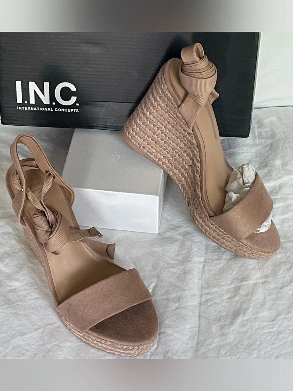 INC Maxx Blush Espadrille Sz 6 BNWB